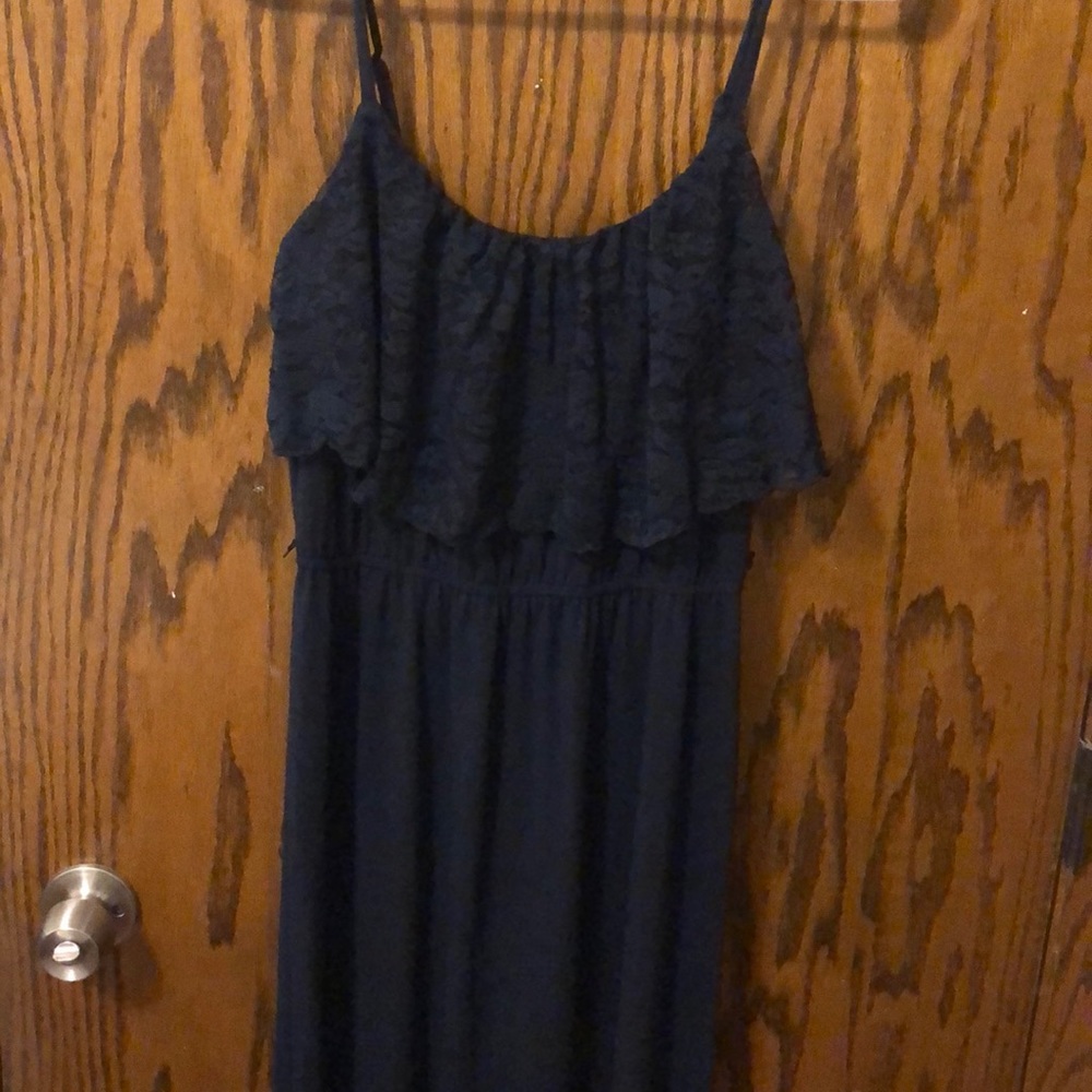 Maxi blue dress